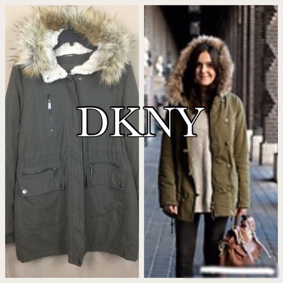 Dkny Jackets & Blazers - DKNY OLIVE GREEN COAT/JACKET